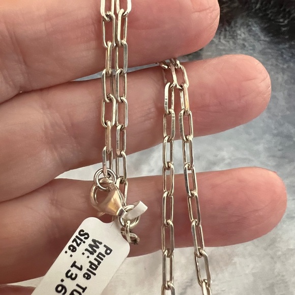 ❤️ Kingman Purple Mohave Turquoise Southwestern 925 Bar Pendant Necklace 13.5gm - Picture 9 of 14